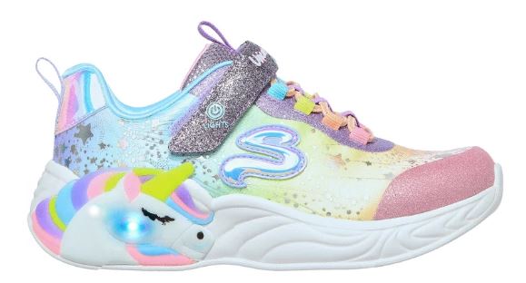 Skechers Girl's  S Lights S-Lights: Unicorn Dreams : PRMT