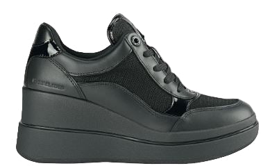 Michael Kors Emmy Wedge Trainer : Blk