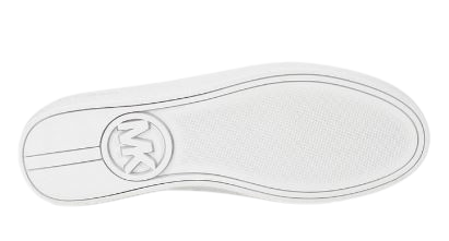 Michael Kors Keaton Zip Slip On Sneakers: Wht/Gld