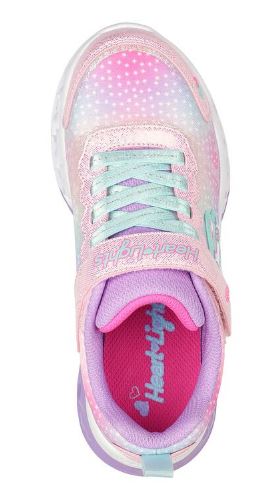 Skechers Girls S Lights Flutter Sneakers : Pkmt