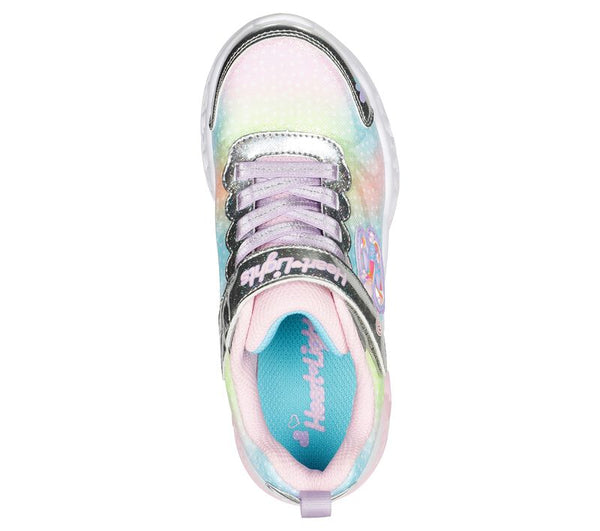 Skechers Girls S Lights Flutter Hearts  Sneakers : SMLT