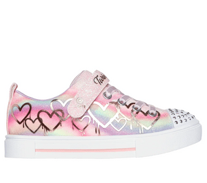 Skechers Girls' Twinkle Toes: Twinkle Sparks - Ombre Love: LPMT