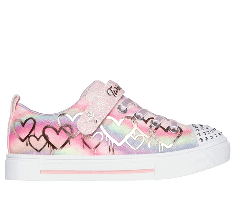 Skechers Girls' Twinkle Toes: Twinkle Sparks - Ombre Love: LPMT