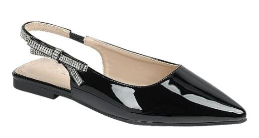 Women's Flat slingback-34 : blk