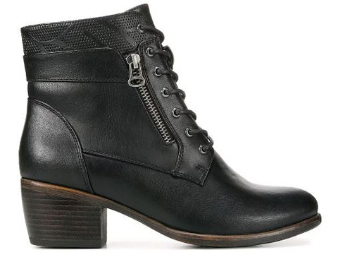 Taxi  Women's Ankle Blockheel Laced   Bootie: BLK
