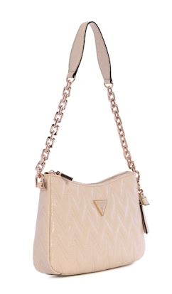 Guess Adelard  Shoulder Chain Handbag: Stone/Beige