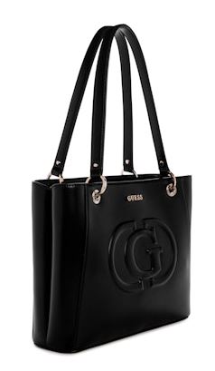 Guess Eco Mietta Tote Shoulder Handbag: Blk