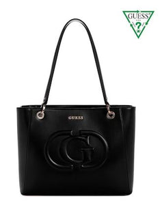 Guess Eco Mietta Tote Shoulder Handbag: Blk