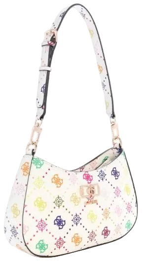 Guess  Emelie Logo Shoulder bag : wht