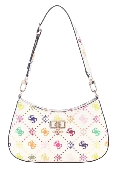 Guess  Emelie Logo Shoulder bag : wht