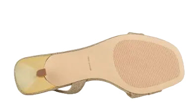 Michael Kors Jaida Kitten Heel Sandal : P.gld