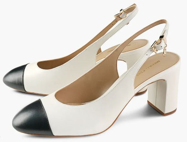 Michael Kors Piper Flex SLing Pump: Eggshell