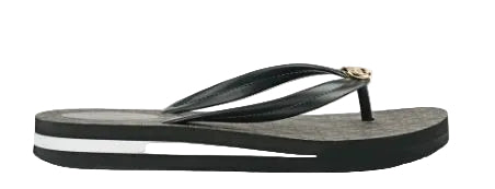 Michael Kors Posie Flip Flop Sandals : BLK