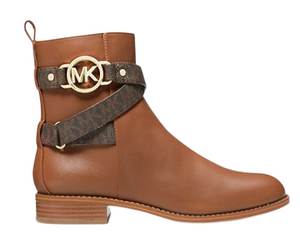 Michael Kors Leather Ankle Rory Bootie: LUGG/BRW