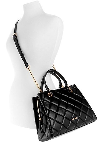 Nine West Mirabella Satchel : Blk