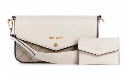 Nine West Peaches Cross Body Handbag: beg