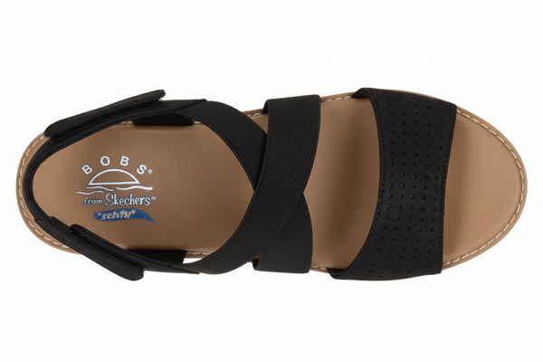 Skechers BOBS Arch Fit Oasis Sandals  - B Perf: BLK