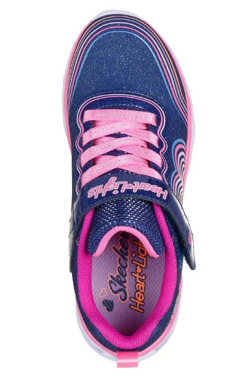 Skechers Heart Lights - Retro Hearts Sneakers : NVMT