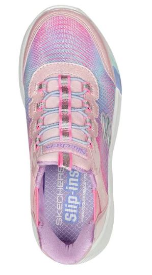 Skechers Girls Slip-ins: Dreamy Lites - Colorful Prism Running Shoe : LPMT