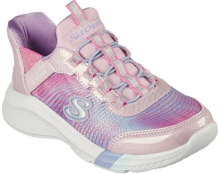 Skechers Girls Slip-ins: Dreamy Lites - Colorful Prism Running Shoe : LPMT