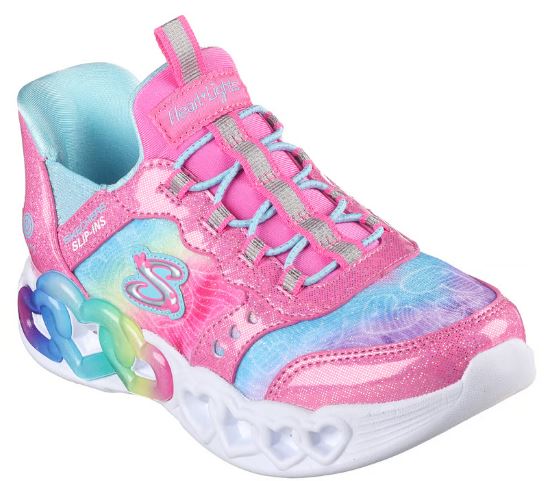 Skechers Girls  Slip-ins: Infinite Heart Lights: PKMT