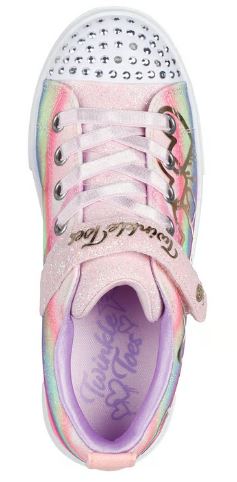Skechers Girls' Twinkle Toes: Twinkle Sparks - Ombre Love: LPMT