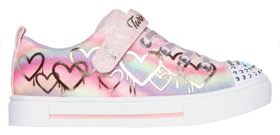 Skechers Girls' Twinkle Toes: Twinkle Sparks - Ombre Love: LPMT