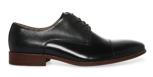 Steve Madden Men's Leather Gaudin Dress Shoes:  blk