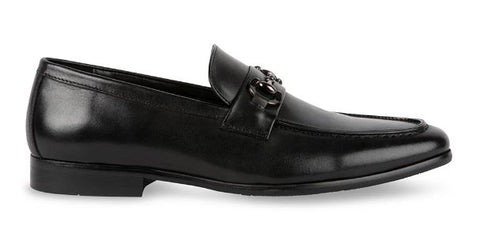 Steve Madden Men's Leather Ledger Dress Shoes:  blk