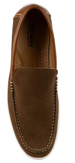 Steve Madden Men's Mitchyy Suede Loafers : tan