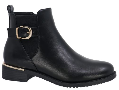 Women's Waterproof Gwen-02WP Ankle Bootie: Blk
