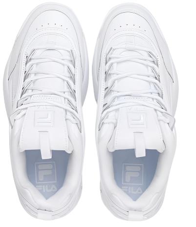 Fila Women's Disruptor II Premium Athletic Shoe : White