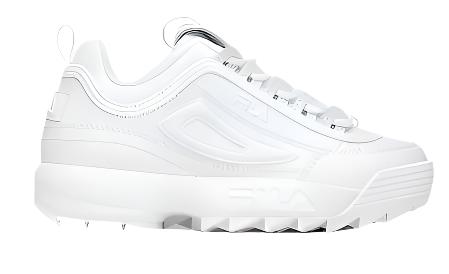 Fila Women's Disruptor II Premium Athletic Shoe : White