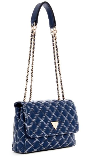 Guess Cruise vibe Convertible Handbag: navy