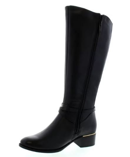 Women's Lady Comfort Riding Boots : Blk