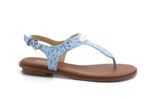 Michael Kors plate thong sandals : Chambray