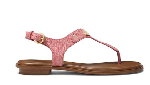 Michael Kors plate thong sandals : Rose