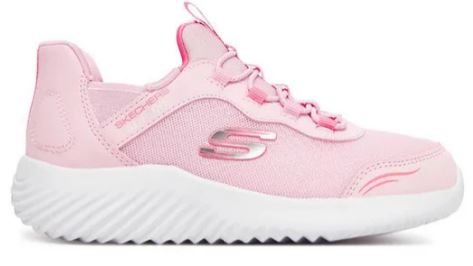 Skechers Girls Slip-ins: Bounder - Simple Cute: LTPK