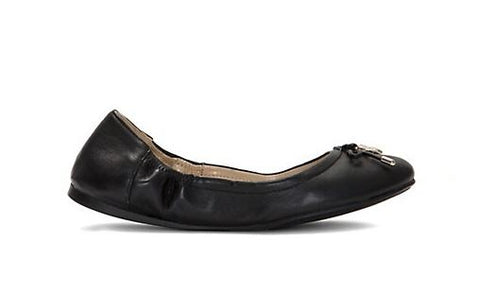 Vince Camuto leather ballerina flats: blk