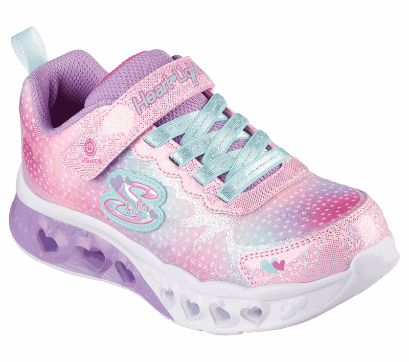 Skechers Girls S Lights Flutter Sneakers : Pkmt