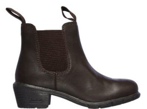 Skeckers Womens Chelsea Leather Booties : CHOC