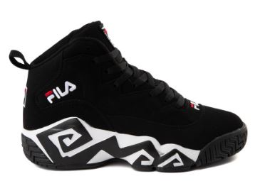Fila Mens MB Basketball Sneakers: BLK/WHT