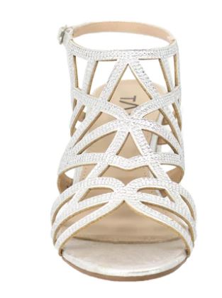 Women's Taxi Macy Caged Dress Sandals : silver
