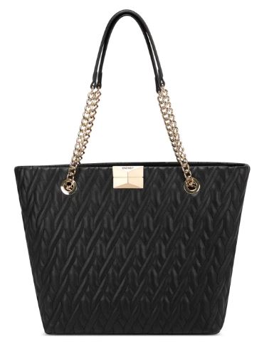 Nine West Gracelyn Tote Handbag: BLK