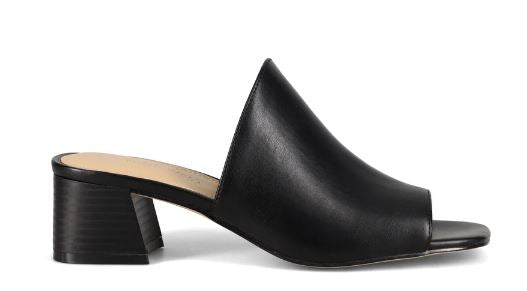 Nine West Block Mule Sandals: Blk