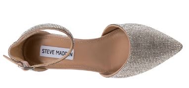Steve Madden Blockheel Dress Shoes : Rhinestone