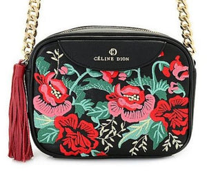 Celine Dion Women's Floral Side Handbag