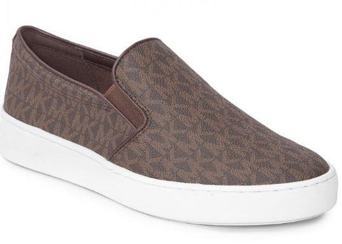 Michael Kors Keaton Slip On Sneakers Brown logo