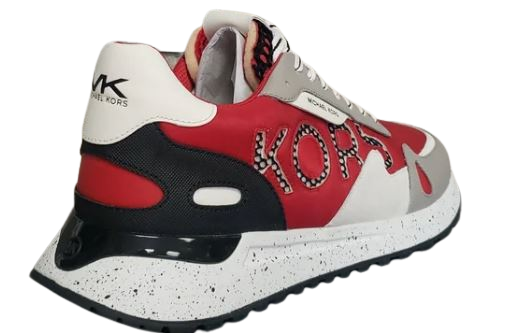 Michael Kors Mens Miles Trainer Sneakers : RED