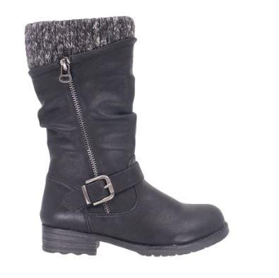 Youth Taxi Girls Dress Boots : blk